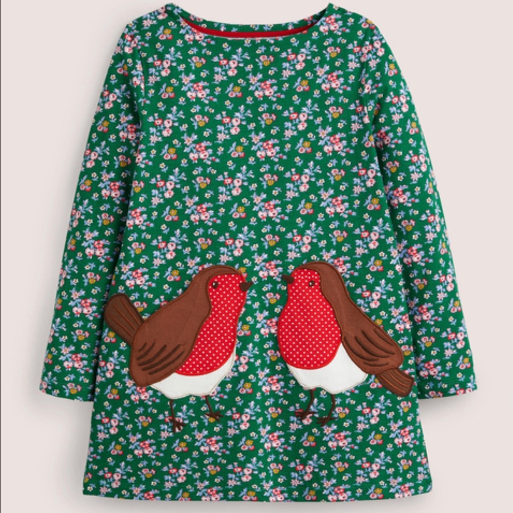 NWT Mini Boden Pocket Jersey Tunic, 8-9Y